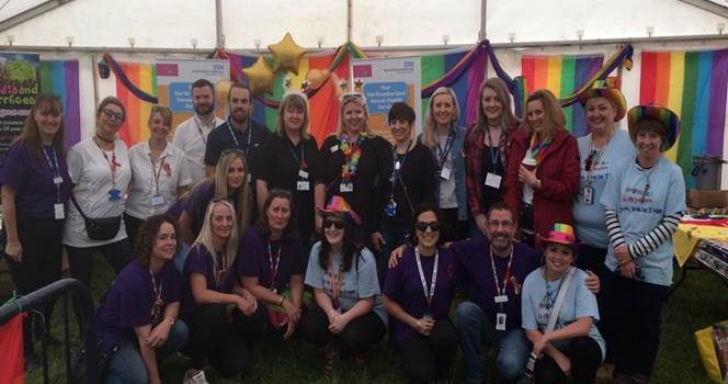 South Tyneside Sexual Health Service at Northern Pride alongside other North East sexual health teams