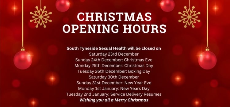 Christmas Opening Hours